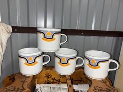 4 db Ritka Alföldi Házgyári  kakaós bögrék bögre falusi paraszti gyűjtői nosztalgia darab