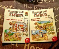 Egyszer volt az ember, gyerek könyv 2db.