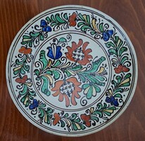 Korondi Molnos József tál  Korondi tulipános–rozettás indadísz