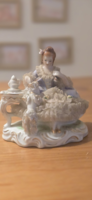 Victorian porcelán baba Németország