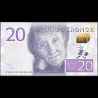 Svédország 20 Kronor P-69a UNC
