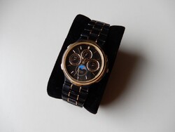 Vintage CITIZEN Chronograph holdfázisú japán karóra