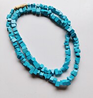 Kék ásványköves nyaklánc