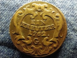 Ausztria I. (Lotaringiai) Ferenc (1745-1765) 1 Krajcár 1762 G