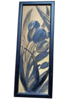 Rávainé Éva Wolf - Gyomaendrőd - Black Tulips - Silk/Acrylic