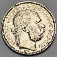 FJ ezüst 1korona 1893KB