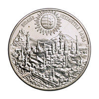 Budavár visszavétele 1686 500 Forint 1986 BU 28g Ag900