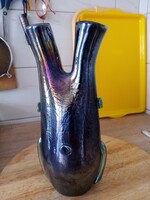 Kétnyakú üveg váza