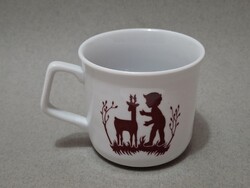 Zsolnay árnyképes mesebögre, gyerekbögre