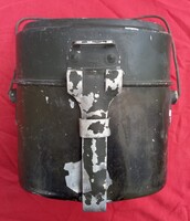 Régi Német katonai ételes,  csajka