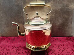 Teáskanna rézből kiváló állapotú vintage - ritkaság