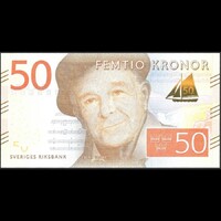 Svédország 50 Kronor 2015 P-70 UNC