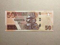 Zimbabwe - 50 Dollars 2020 aUNC-