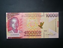 Guinea 10000 Francs 2022 UNC