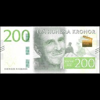 Svédország 200 Kronor 2015 P-72 UNC