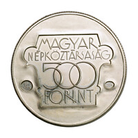 Kulturális Fórum 500 Forint 1985 BU 28g Ag640