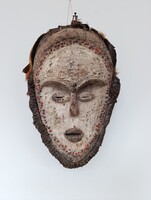 Afrikai maszk kongói antik Kongó 760 D90 6004