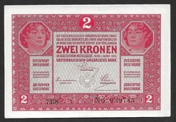 2 korona 1917  7000 feletti sorozat AUNC