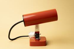 Retró Olasz TARGETTI Fali Lámpa / Mid Century / Space Age Lámpa / Orange