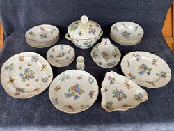 Herendi porcelán Viktória mintás étkészlet 1941