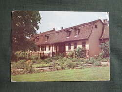 Képeslap,Németország,Weimar,Goethe-ház látkép,részlet,1970-