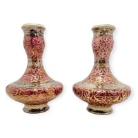 Ritka Zsolnay váza pár az Arab sorozatból - 53224