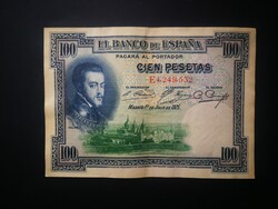 Spanyolország 100 Pesetas 1925 VF
