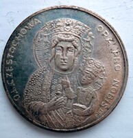 II. János Pál pápa emlékérem 1982 – Częstochowai Madonna