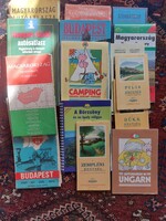 16 darab régi Magyarország - Budapest térkép, atlasz