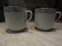 2 db szép régi porcelán bögre