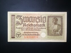 Németország 20 Reichsmark 1940-45 F+