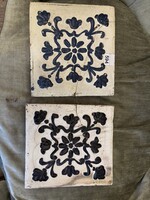 Kályhacsempe 2 db Beszterce