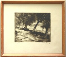 (N) Arató Gyula (1898-) : Horgász