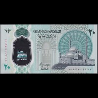 Egyiptom 20 Pounds 2023 P-82 Polymer UNC