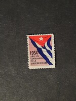 Kuba - Colnect: CU 1950-01 - MNG - levélzáró/cinderella