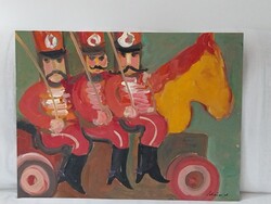 SCHÉNER MIHÁLY(1923-2009): eredeti festménye