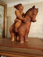 NÉMETH JÁNOS KOSSUTH DÍJAS KERAMIKUS SZOBRA