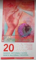 Svájc 20 francs 2016 UNC HIBRID