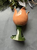 Nagyon szép tulipán formájú kerámia illat mécses, párologtató, aroma lámpa