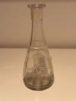 RÉGI METSZETT KRISTÁLY LIKŐRÖS ÜVEG