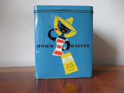 Nagyméretű, retro kávésdoboz (kávézóba, étterembe)