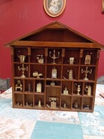 28 pcs mini copper collection, with wall storage