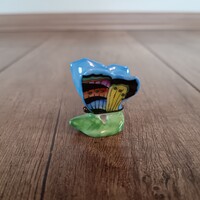 Antik Herendi porcelán pillangó, lepke