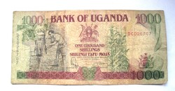 Uganda 1000 shilling 1991