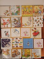 Retro Manó, Donald kacsa, Tappancs, Dr. Bubó mintás mese szalvéta