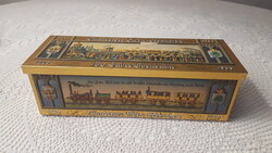 Nürnbergi,dombornyomott fém kekszes doboz