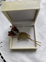 Régi kitűző-bross kabátra,  sállra