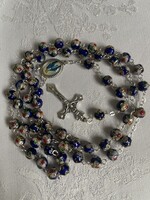 Rekeszzománc cloisonne, rózsafüzér Álomszép értékes darab.