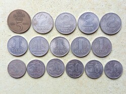 Németország NDK 16 db Különböző Érme 50 Pfennig 1,2,5 Márka 1957-1987