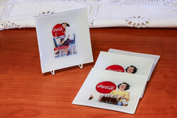 4 db Coca-cola desszertes/szendvicses tányér Ár/4db